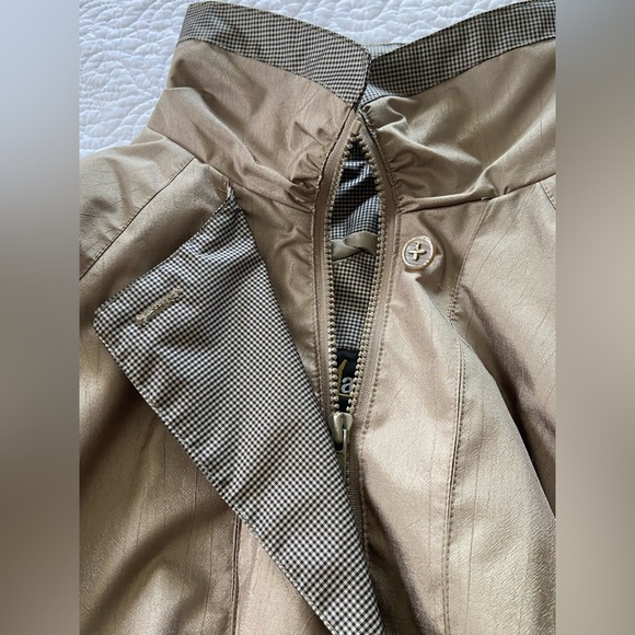Mariel 80’s/90’s Vintage Raincoat Taupe Size Small - Picture 5 of 15